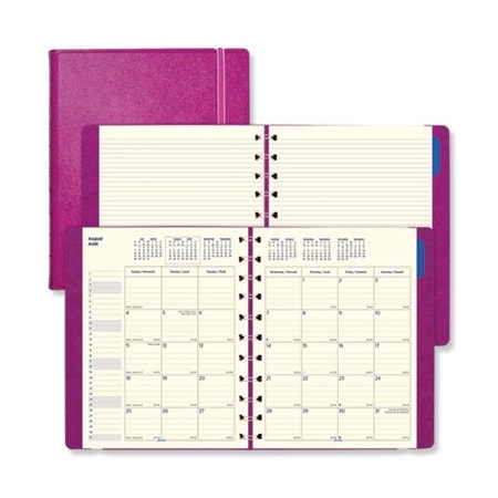 Rediform Filofax, MONTHLY PLANNER, 10.75 X 8.5, FUCHSIA, 2020-2021 C1811003